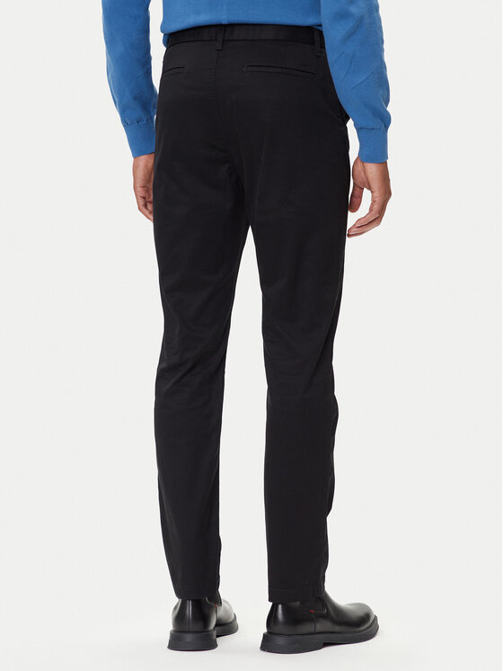 Calvin Klein Calvin Klein Chino hlače LV040EM633 Črna Slim Fit