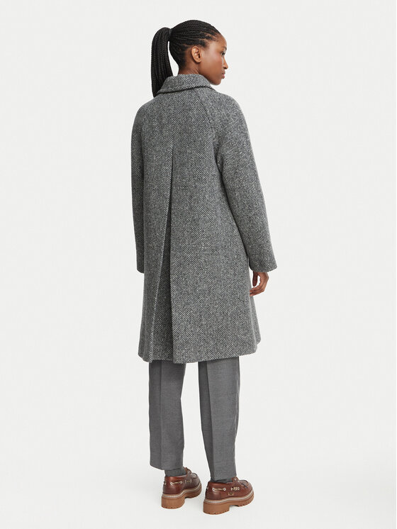 Weekend Max Mara Weekend Max Mara Vlnený kabát Latino 2625016032 Sivá Regular Fit