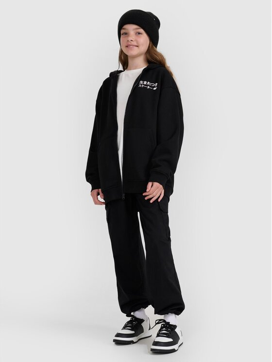 4F 4F Felpa 4FJRAW25TSWSF2516-20S Nero Oversize