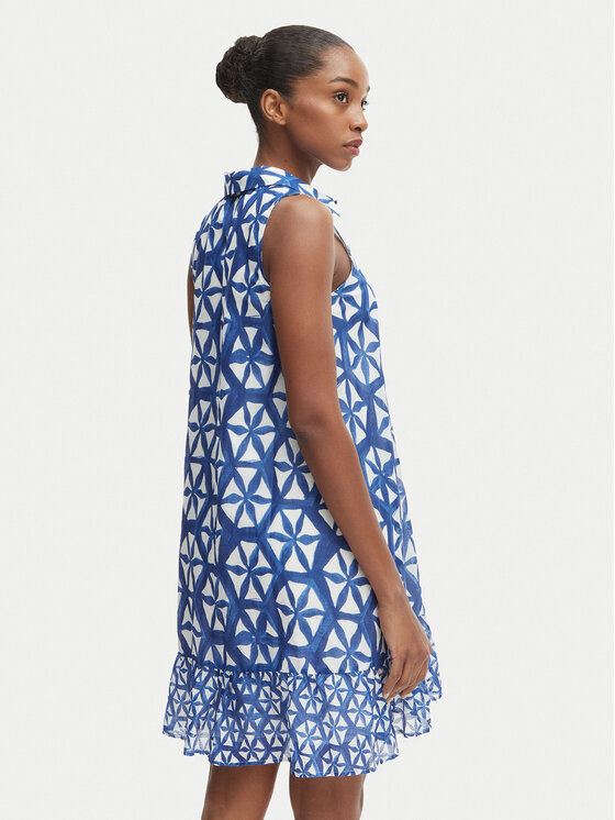 Iconique Iconique Літня сукня IC25-085 Голубий Regular Fit