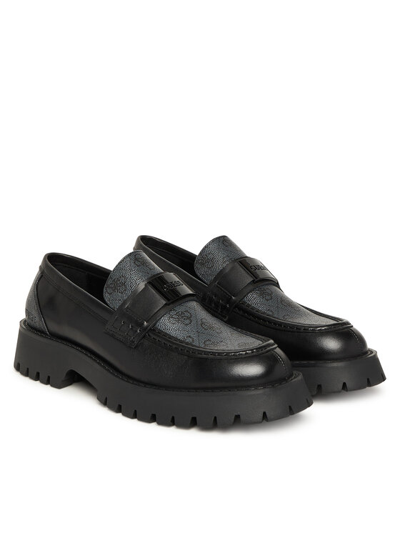 Guess Guess Loafersy FMFZIA LEL14 Czarny