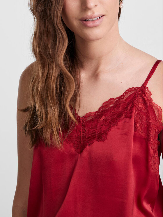 Pieces Pieces Pyjama 17142952 Rot Regular Fit