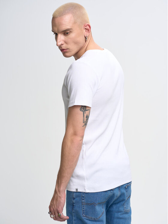 BIG STAR BIG STAR T-Shirt basicag_101 Biały Basic Fit