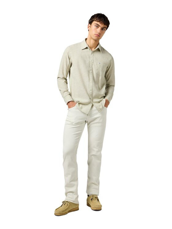 Wrangler Wrangler Koszula 112362732 Zielony Regular Fit