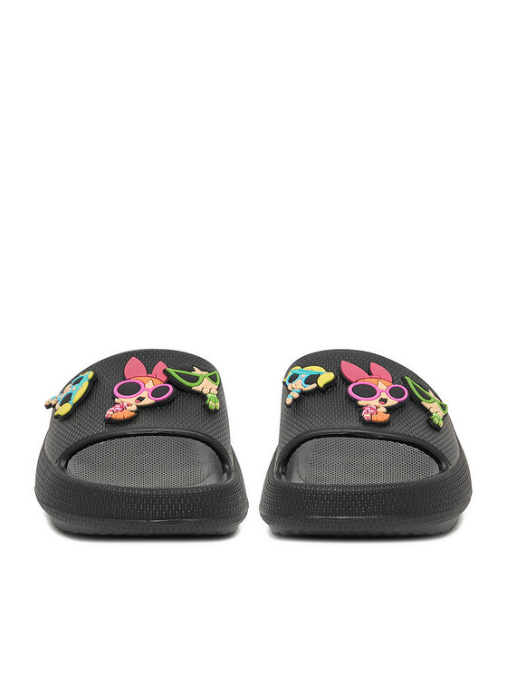 Powerpuff Girls Powerpuff Girls Klapki CEO-CP90-SS26-323WBPPG Czarny