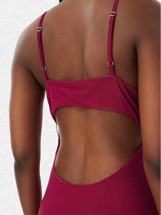 ONLY ONLY Vestito estivo Magda 15372730 Rosso scuro Bodycon Fit