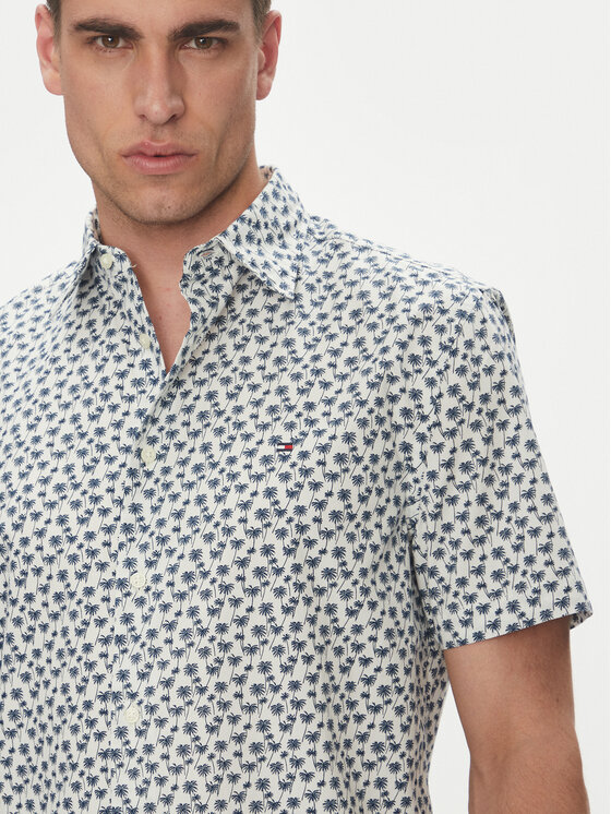 Tommy Hilfiger Tommy Hilfiger Košeľa MW0MW38585 Béžová Slim Fit