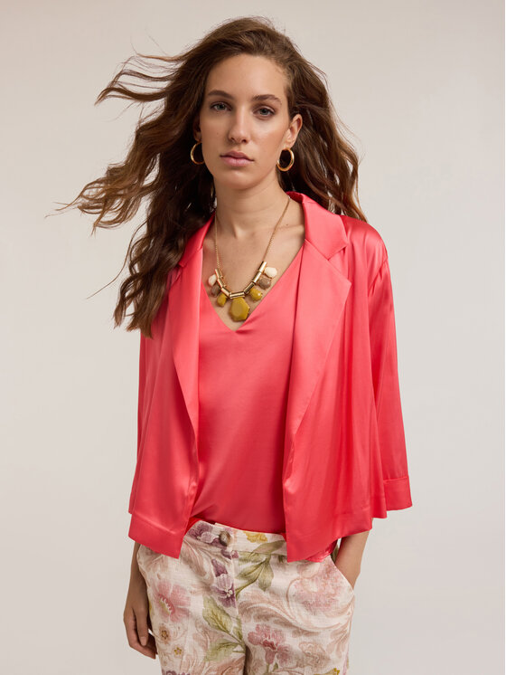 Motivi Motivi Giacca outdoor R164Q001024N016 Rosa Regular Fit