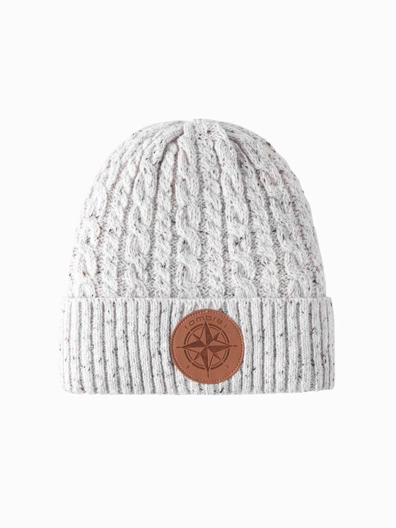 Ombre Ombre Czapka OM-ACWH-0121 Biały