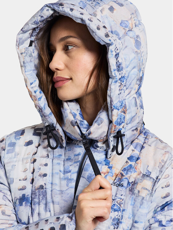 Didriksons Didriksons Parka Sia Aop Wns Parka 504810 Kék Standard Fit