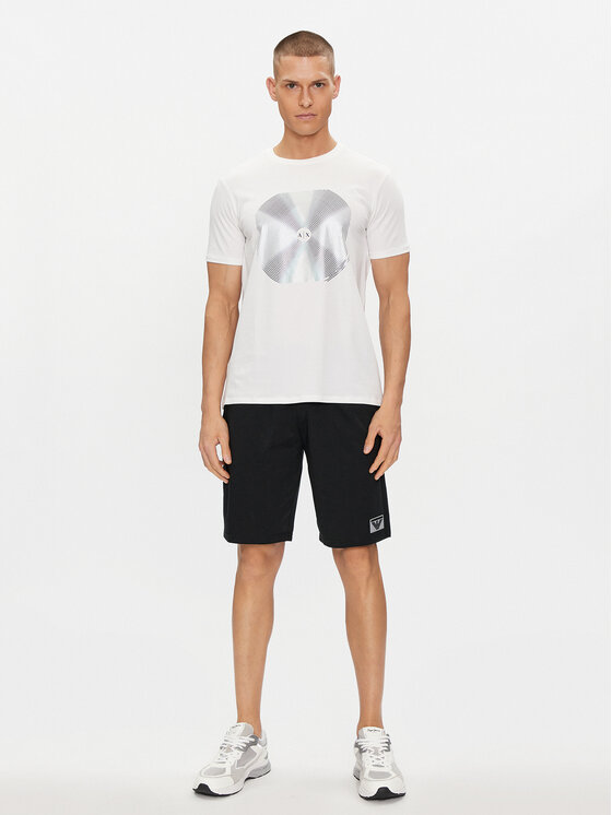 Armani Exchange Armani Exchange T-krekls 3DZTJK ZJE6Z 1116 Balts Regular Fit