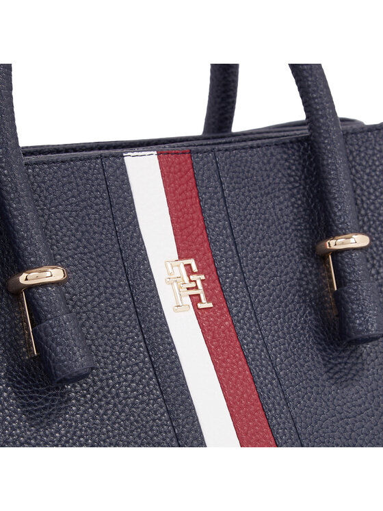 Tommy Hilfiger Handtasche Th Emblem Satchel Corp AW0AW15286 