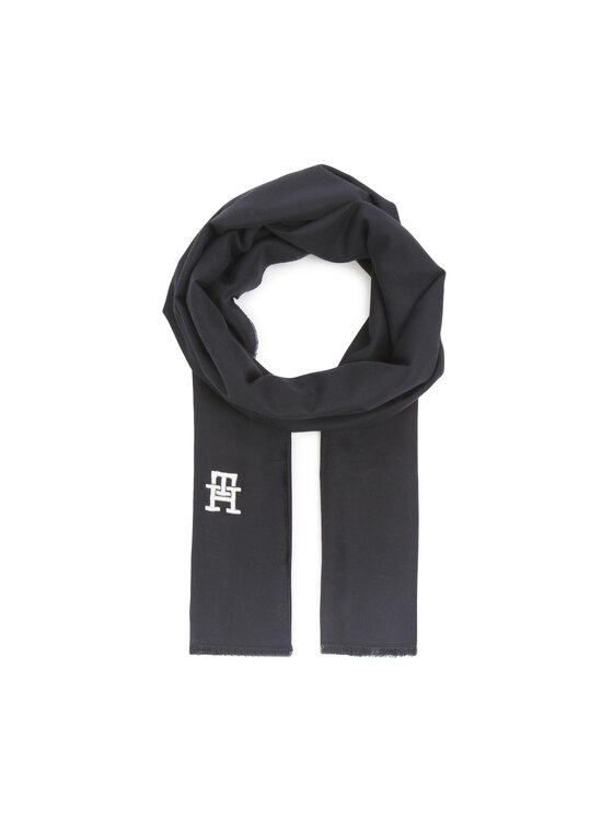 Tommy Hilfiger Šalle Th Femmine Scarf AW0AW14927 Tumši zils