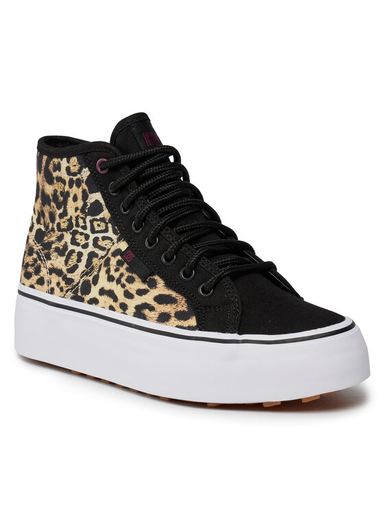 DC Shoes DC Shoes Sneakersy Manual Hi Wnt ADJS300286 Čierna