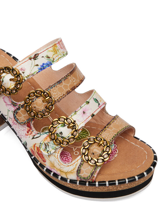 Laura Vita Laura Vita Шльопанці Naomio 10 Бежевий