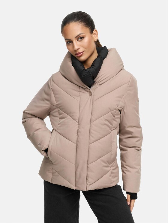 Marikoo Marikoo Kurtka zimowa Nadiraa Szary Regular Fit