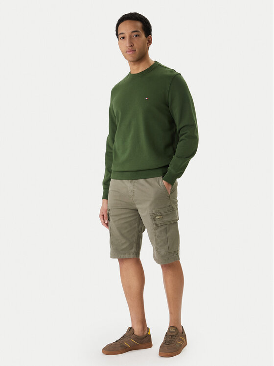 Tommy Jeans Tommy Jeans Pantaloncini di tessuto Otis DM0DM22831 Verde Regular Fit