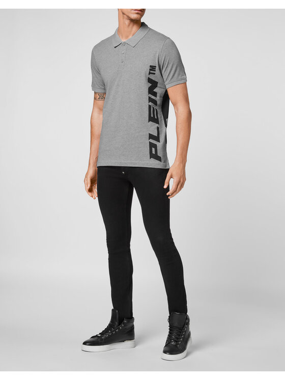 PHILIPP PLEIN PHILIPP PLEIN Polo 6277 Grigio Slim Fit