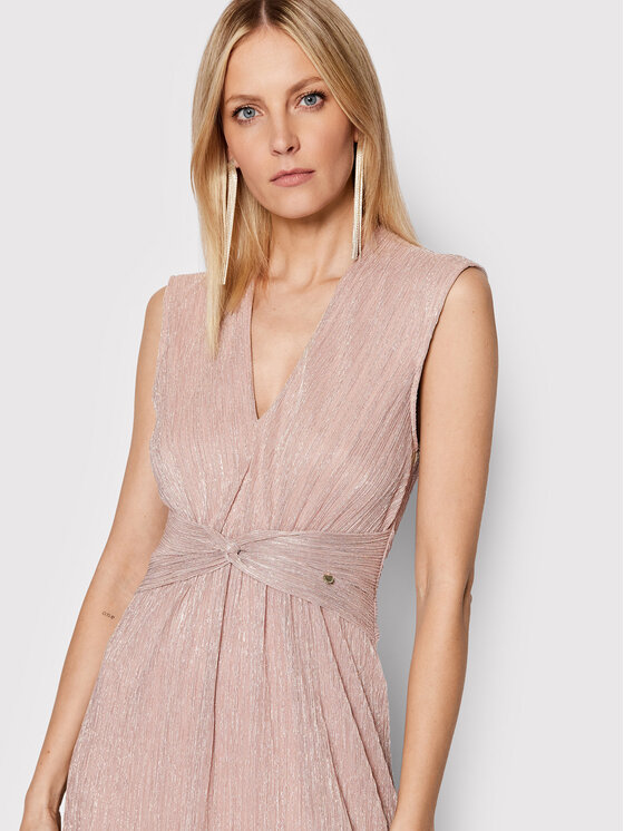 Rinascimento Rinascimento Večernja haljina CFC0107446003 Ružičasta Regular Fit