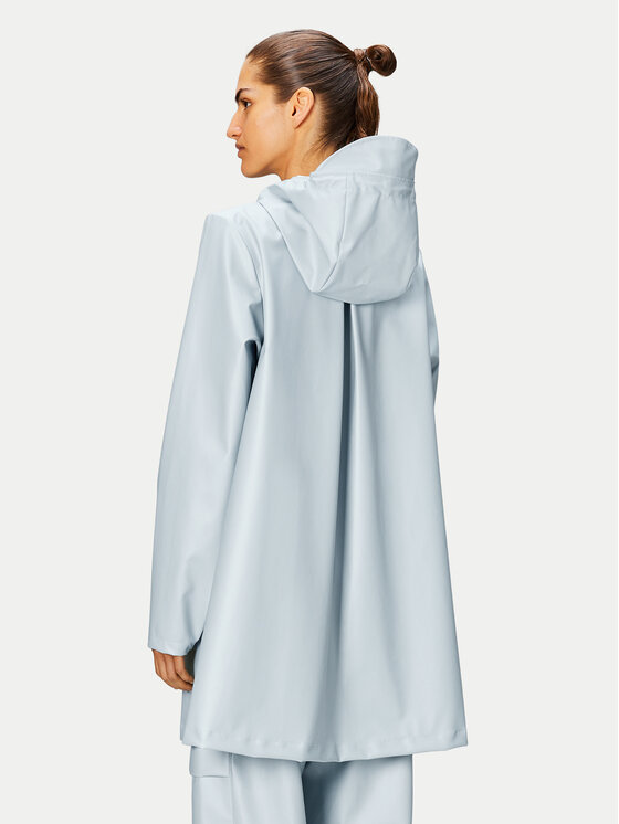 Rains Rains Μπουφάν αδιάβροχο A-line W Jacket W3 18050 Γαλάζιο Regular Fit