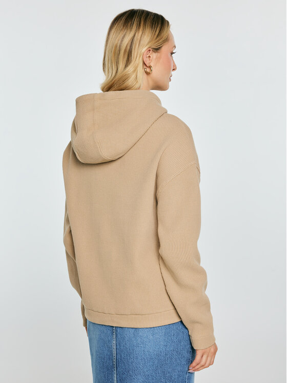 BIG STAR BIG STAR Bluza GRALA Beżowy Comfort Fit