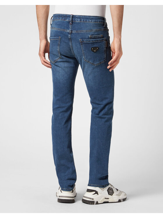 PHILIPP PLEIN PHILIPP PLEIN Jeansy 251 Niebieski Straight Fit