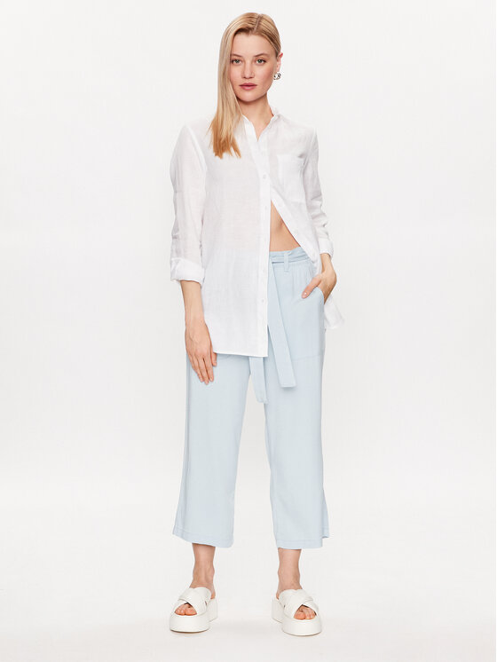 s.Oliver s.Oliver Hlače 2127845 Svijetloplava Regular Fit