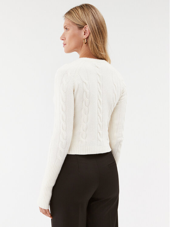 Guess Guess Džemper W3BR40 Z3930 Écru Regular Fit