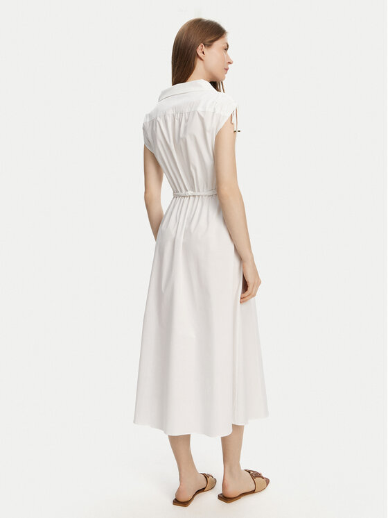 Marella Marella Vestito da giorno Riviera 2513221052 Bianco Relaxed Fit