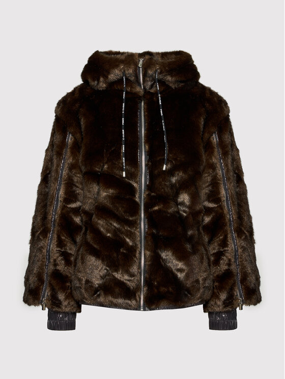 PINKO Pinko Шуба Alligalli 1G16L4 Y76C Коричневий Regular Fit