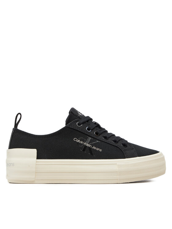 Calvin Klein Jeans Calvin Klein Jeans Kedai Bold Vulc Flatf Low Lace Mix Mtl YW0YW01465 Juoda