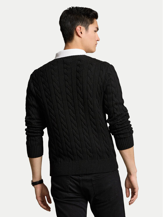 Polo Ralph Lauren Polo Ralph Lauren Sweter Roving 710775885012 Czarny Regular Fit