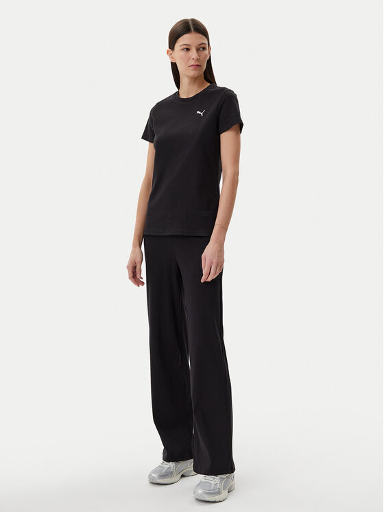 Puma Puma Tricou Ess Elevated 685021 Negru Slim Fit