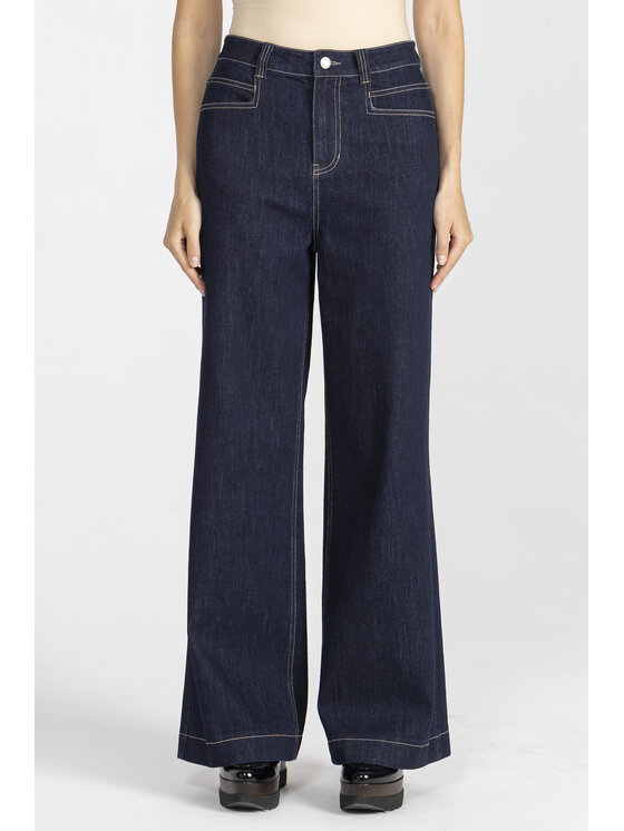Deni Cler Milano Deni Cler Milano Jeansy T-DC-5261-E5-10-59-1 Granatowy Loose Leg