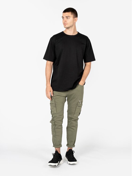 Xagon Xagon Spodnie materiałowe P24032CR4034 Khaki Slim Fit