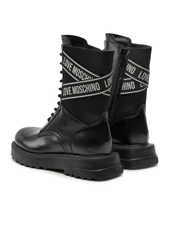 LOVE MOSCHINO LOVE MOSCHINO Šnurovacia obuv JA24094G1LIA700A Čierna