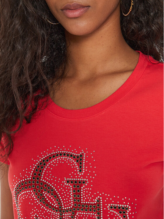 Guess Guess T-Shirt W4YI37 J1314 Rot Regular Fit