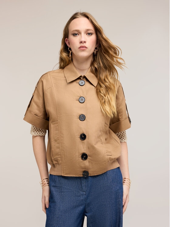 Motivi Motivi Giacca di transizione R010W000179N012 Marrone Regular Fit