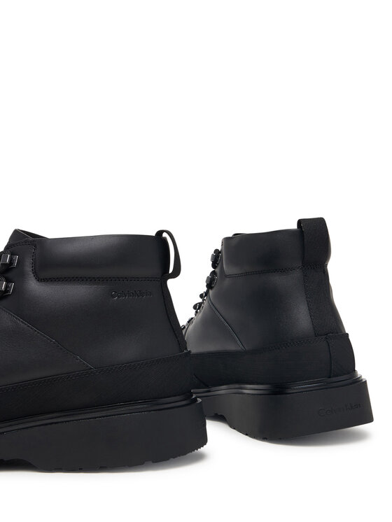 Calvin Klein Calvin Klein Saapad Combat Mid Hiking Boot Lth Wl HM0HM02357 Must