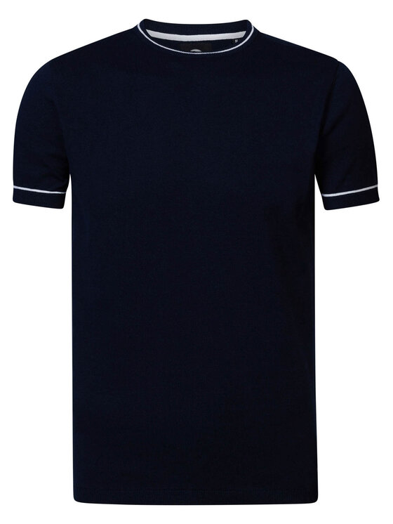 Petrol Industries T-shirt M-1030-KWR204 Bleu marine Slim Fit