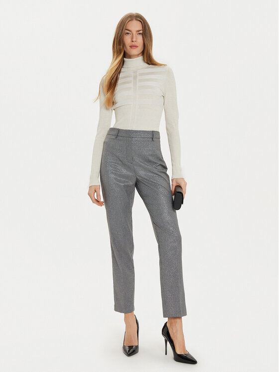 Morgan Morgan Chinos 242-PALS.F Szürke Slim Fit