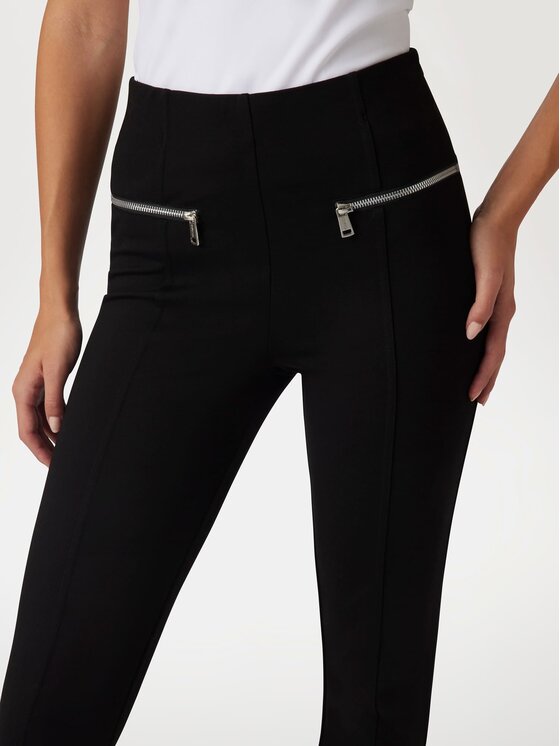 Guess Guess Kalhoty z materiálu 167469 Černá Slim Fit