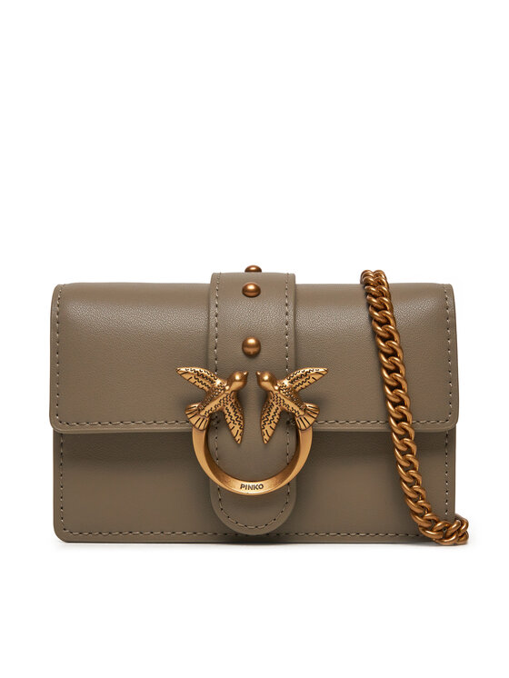 PINKO Pinko Borsetta Love One Micro C . AI 24-25 PCPL 100064 A0F1 Grigio