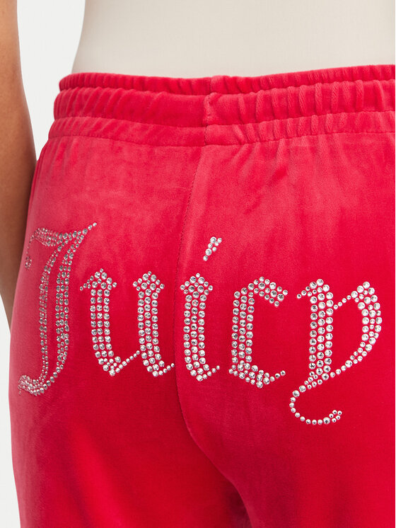 Juicy Couture Juicy Couture Sportinės kelnės Tina JCAPW045 Raudona Regular Fit