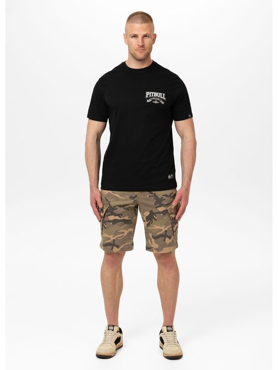 PITBULL PITBULL T-Shirt Koszulka męska TROUBLEMAKER S Czarny Regular Fit