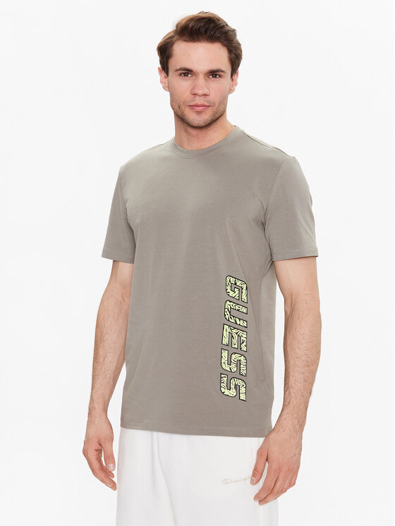 T-shirt Chile Z3GI11 J1314 Verde Slim Fit