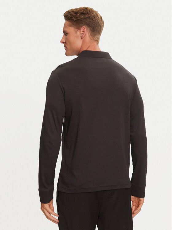 Calvin Klein Calvin Klein Поло K10K112750 Чорний Slim Fit