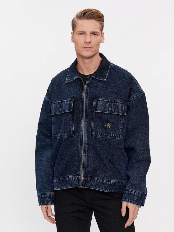Calvin Klein Jeans Calvin Klein Jeans Джинсова куртка J30J324575 Cиній Boxy Fit