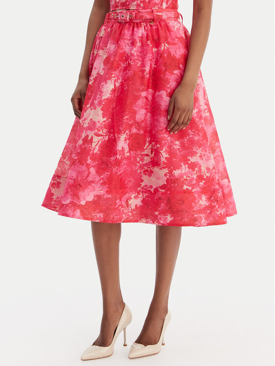 Fracomina Fracomina Trapezförmiger Rock FR25SG2012W775U6 Rosa Flare Fit