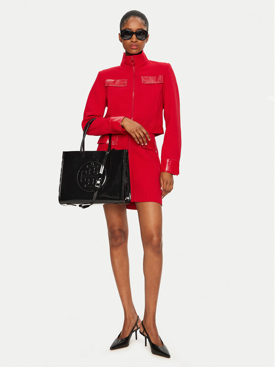 Tory Burch Tory Burch Borsetta Ella Bio Patent Small Tote 161876 Nero